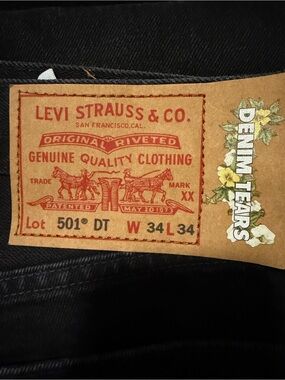 Levi's Men's 501® x Denim Tears Sz 34